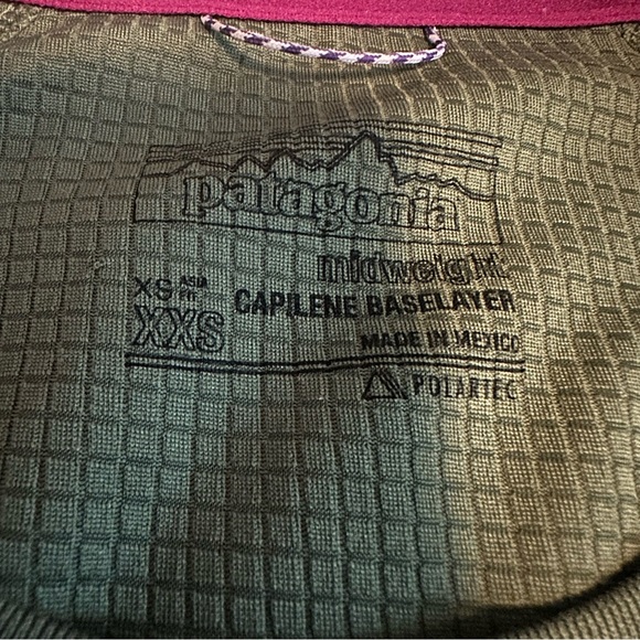 PATAGONIA Capilene Midweight Women’s Crew Baselayer Top XXS - Picture 3 of 12